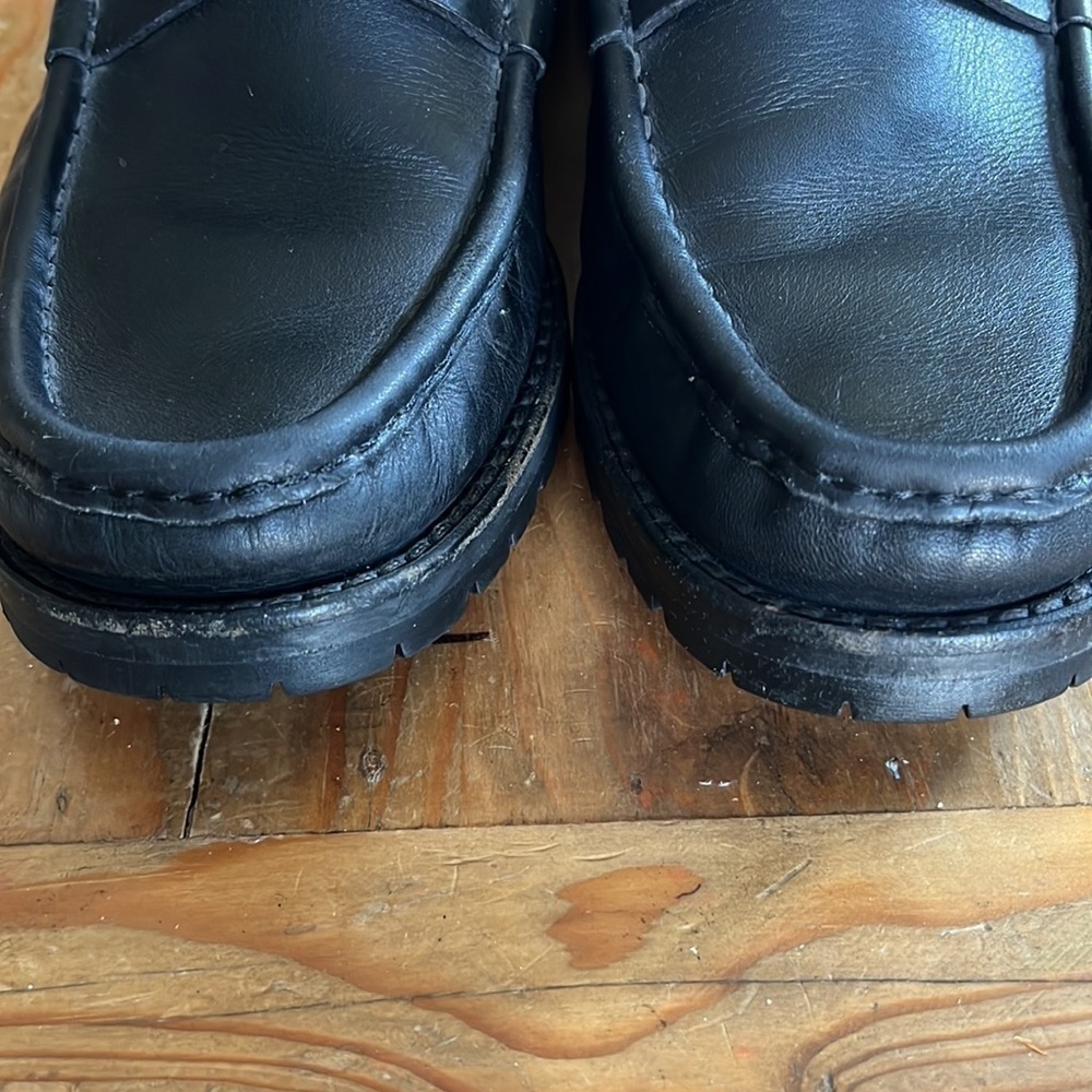 GUCCI Horsebit Mens Jasper Loafers Lug Sole Dress Shoe Black Leather 9.5 - Picture 6 of 16